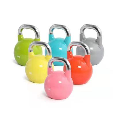 China Reputable Morden Unisex Multiple Colors Steel Kettlebell Weight Competition For Exercise for sale