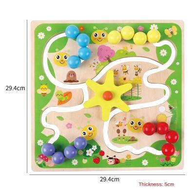 China As Displayed Kids Logic Toys Kindergarten Thinking Matching Walking Maze For Baby for sale