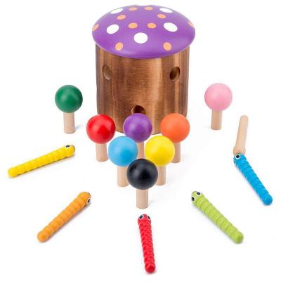 China Mushroom Insect Game Baby Hand-eye Coordination Concentration Training Catching Toys CHW-010 for sale