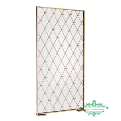 China Modern Stainless Steel Panel Divider Partiton Used For Wedding Event for sale