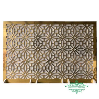 China Modern PVC Mirror Gold Panels Wall Dividers PL017 for sale