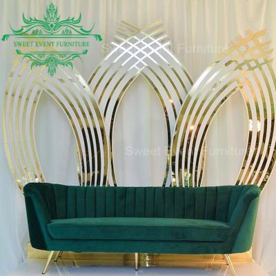 China Flower Shape Decoration Stage Wedding Backdrop Acrylic Stand HD-5505 for sale