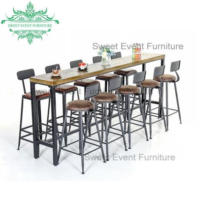 China Modern Bar Chair Vintage Furniture Industrial Beauty Metal High Iron Bar Chair For Sale for sale