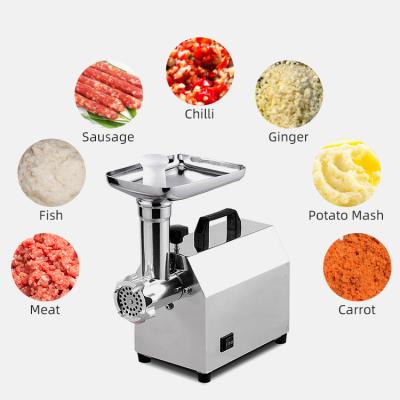 China Electric Hotel Stainless Steel Grinder Industrial Commercial National Meat Stuffing Sausage for sale