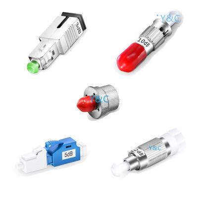 China FTTH Customized Type Variable Fiber Optic Attenuator , FC 1~30dB for sale