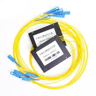 China Box Type SC APC UPC 1X4 1X8 1X16 1X32 1X64 Cassette Type ftth PLC Insert ODF Splitter for sale