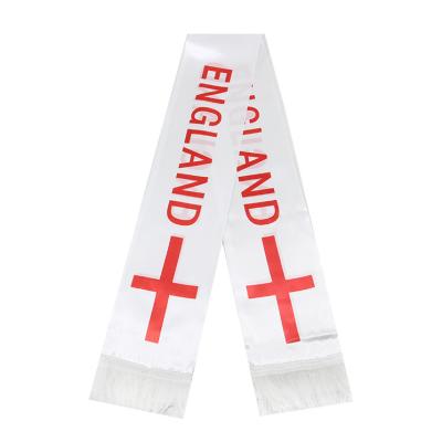 China Sports drill Custom Union Jack British Flags Print Scarfs Soccer Sports Team Fans soccer match cheering National England Flag Scarf for sale