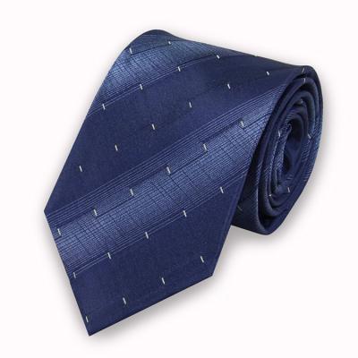 China Keeping Warm Winter Factory Direct Sale Wholesale Silk Yarn Dyed Navy Blue Business Ties For Men for sale