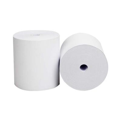 China Cardboard Core And Plastic Core Free Sample Heat Sensitive Paper For Printing 80X50mm Thermal Roll for sale