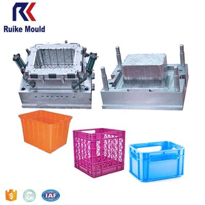 China 2344/718/NAK80/2343/H13/S136 Injection Vegetable Crate Molding Professional Customized Plastic Turnover Box Manufacturer for sale