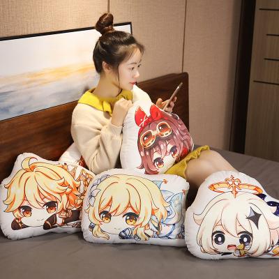 China Inflatable Plush Body Pillow Anime Printing Design 100% Custom Similar Made Cushion Toy Pillow for sale