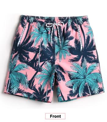 China Dropship QUICK DRY custom printed high quality fashion custom printed swimwear men's swim trunks for sale