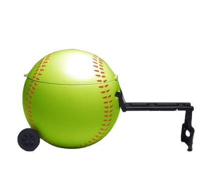 China Waterproof Plastic Softball Baseball Shaped Cooler Box For Outdoor Sport Game for sale