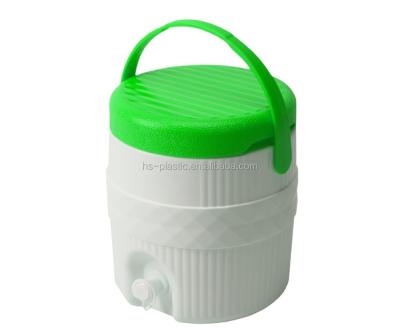 China 1 Gallon Insulated Plastic Round Water Cooler Jug Barrel for sale