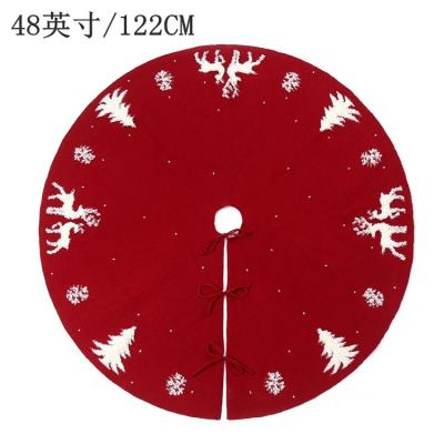 China Soft High Quality Skirts For Christmas Tree , Wholesale Sublimation Christmas Tree Skirt for sale