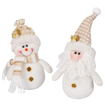 China Creative New Santa Decorations Snowman Plush Dolls Gifts Holiday Supplies Cute Christmas Decorations For Holidays for sale