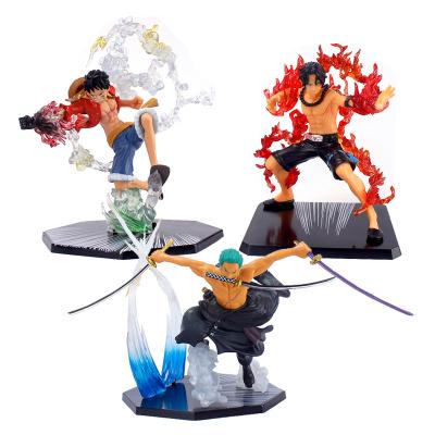 China Good painting& Homecoming Animated Collectibles Dragon Ball One Piece Cute Cartoon Eco-friendly PVC 3d Material Kawaii Character Toys Figures for sale