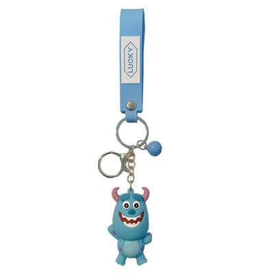 China Hot Selling Cute Eco-friendly Souvenir 3d Toy Story Pvc Rubber Keychain Toy Story Llaveros Anime Key Chain Anime Figure Decoration Gifts for sale