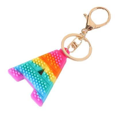 China Ring Individual Creative Bag Pendant Key Chain Eco-friendly Material Car Stereo Pendant Small Small Gifts for sale