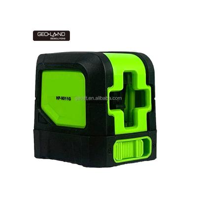 China Geo-earth Steel Instrument Making Outdoor Laser Level 2 Green Lines Self Leveling Cross Line Laser Level 360 HP-9011G for sale