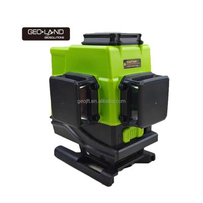 China Geo-earth Plastic Factory Price 360 ​​Degree Green Self Leveling Cross Line Laser Levels, 4D 16 Lines Laser Level GL360-42 for sale