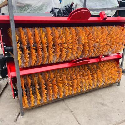 Chine Brosse de gaufrette pour la balayeuse de neige d'entretien des routes montée par tracteur à vendre