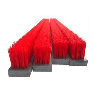 China PP PVC Plate Brush Straight Nylon Strip Brush for sale