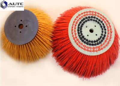 Chine Brosses de rechange de balayeuse de porte de la poussière, jaune bleu de grande brosse rapide à vendre