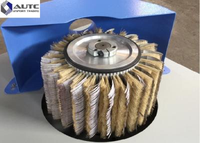 China Sisal +Sandpaper Mixture Wire Wheel Brush , Small Wire Brush PP Steel for sale