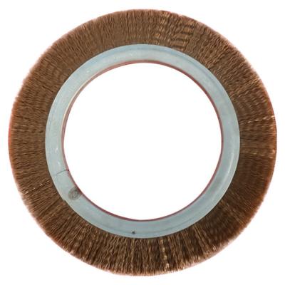 China 180mm Pickling Crimped Wire Wheel Brush PA Filament Flame Retardant for sale