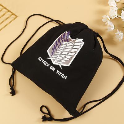 China Wholesale Eco Friendly Promotional Eco Friendly Cotton Drawstring Bags Small Burlap Personalized Bags for sale