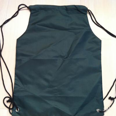 China Custom Waterproof 210D Polyester Nylon Drawstring Bag Eco - Friendly For Promotional for sale