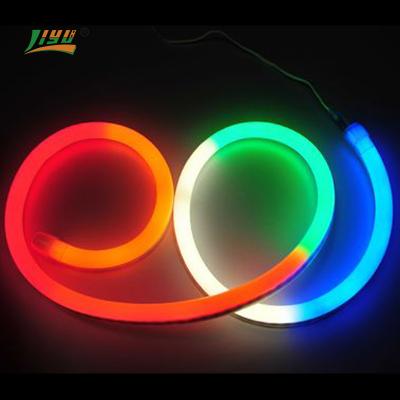 China Outdoor Warehouse Tube Cable RGB LED Construction Mini Neon Lights For Custom Signs for sale