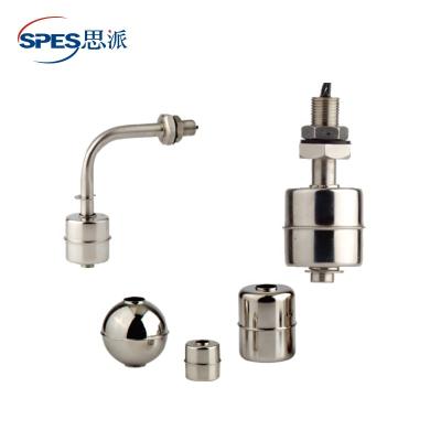 China SUS304/316L water tank water pump sus liquid high temperature small magnetic float level switch for sale