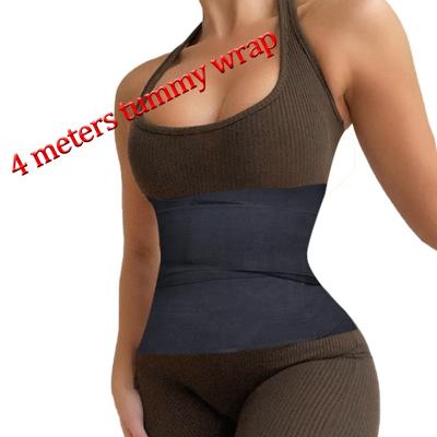 China Breathable 3024 Hot-selling Waist Trainer Elastic Band Shaper Invisible Belly Sweat Weight Loss Grab Me Up Bandage Belly Waist Wrap Belt for sale