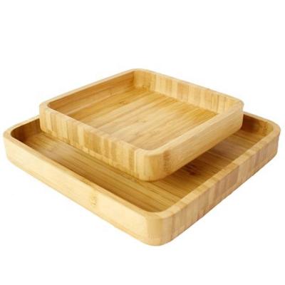 China Pistachio Snack Bowl Pedestal And Sunflower Seed Nut Viable Bamboo Bowl With Shell Storage Double Dish Holder Bowl for sale