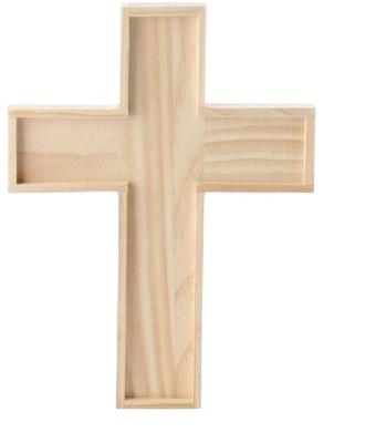 China USA Unfinished Decorative Miniature Wooden Cross for Painting and Crafting for sale