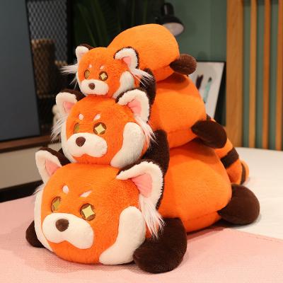 China Eco-friendly Material China Manufacturer OEM ODM Raccoon Pillow Raccoon Plush Toy Large Doll Gift Red Panda Custom Logo American Toys for sale