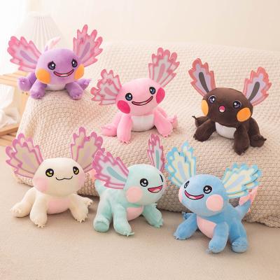 China Child Toy Gifts New Arrival Wholesale Custom Cute Axolotl Plush Toy Soft Stuffed Animal Doll Plush Axolotl Kawaii Kids Toy for sale