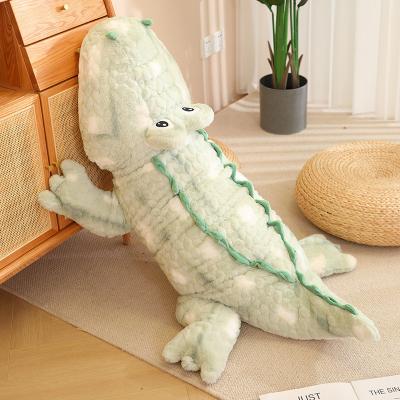 China Cute Fun Soft Simulation Crocodile Long Pillow Plush Toys Dolls Stuffed Animals Green Children's Birthday Gift Home Decoration for sale