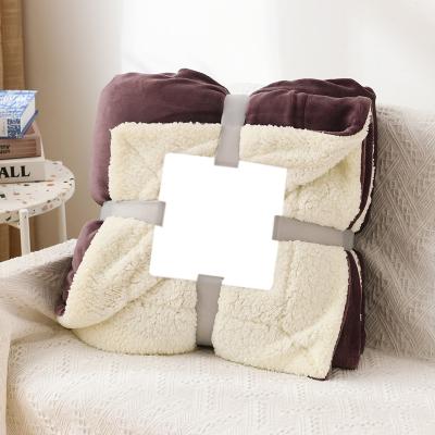 China Reversible Antistatic Heated Cozy Microfiber Printed Soft Polyester Plush Throw Sherpa Fleece Blanket for sale