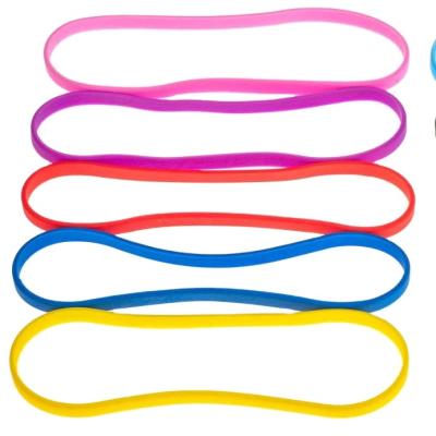 China Industrial Chemical Resistant Silicone Rubber Bands Colors Outdoor Long Resistant for sale