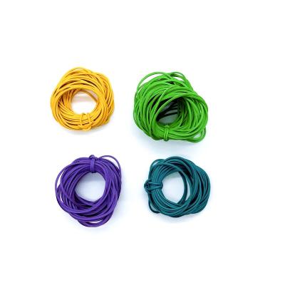 China Eco-friendly Solid Color Elastic Bands Backing Tape School Office Supplies Eco-friendly Stationery for sale