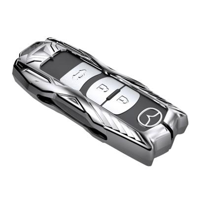 China Sells New China-Chic Chinese Lower Grade Zinc-Aluminum Manufacturer Smart Remote Control Car Key Shell Cover For Mazda for sale