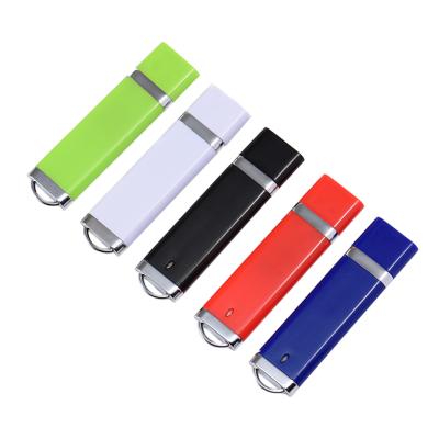 China Custom Colorful Plastic Flash Drives 128GB 64GB Pendrive 2.0 Pen Drive Promotional Usb Memory Flashdisk 32GB 3.0 Fast Speed ​​Data Saving USB Stick for sale