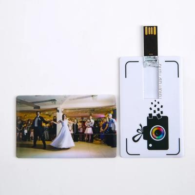 China Popular Fast Speed ​​Data Saving Business Card USB 2.0 USB 2.0 Plastic USB 2.0 Popular Full Color Printing Credit Card USB Flash Drive 64GB 64GB Pendrive 128GB Gift for sale