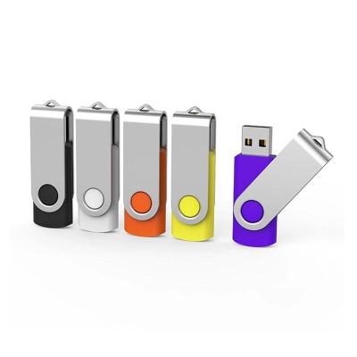 China Custom Wholesale Fast Speed ​​Data Saving Pivot Flashdrive 16GB 64GB 128GB 256GB Pen Drive U-Disk 2.0 3.0 Flash Pendrive Memory Stick Usb Drives for sale