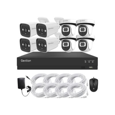 China NIGHT VISION 4K 8MP 8CH POE NVR Kit IP Camera CCTV Security Video Surveillance Two Way Audio System for sale