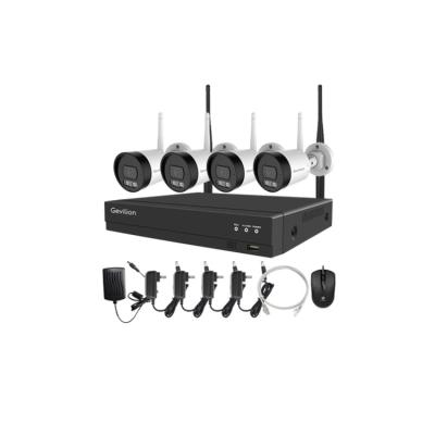 China NIGHT VISION 4 Channel Dahuai CCTV Camera Set Housing 1080p Wireless CCTV Security Camera System 4ch Wifi for sale