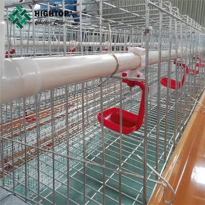 China A frame 3 level 1.88m long 4 nests hot dipped galvanized chicken layer cage for sale